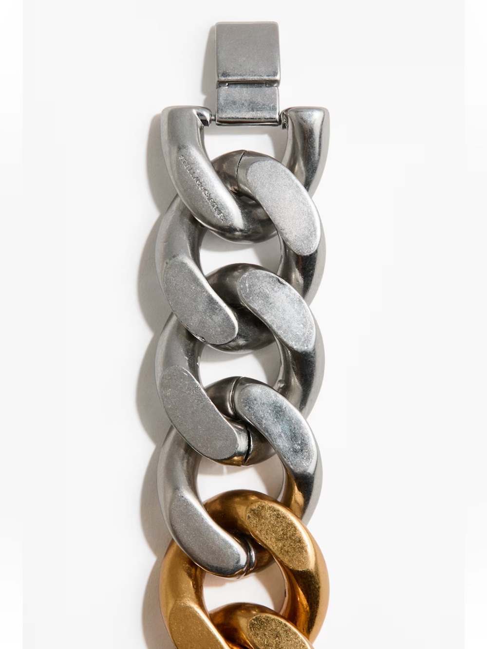 Stella McCartney H&M Two Tone Chain Bracelet - Picture 3 of 6